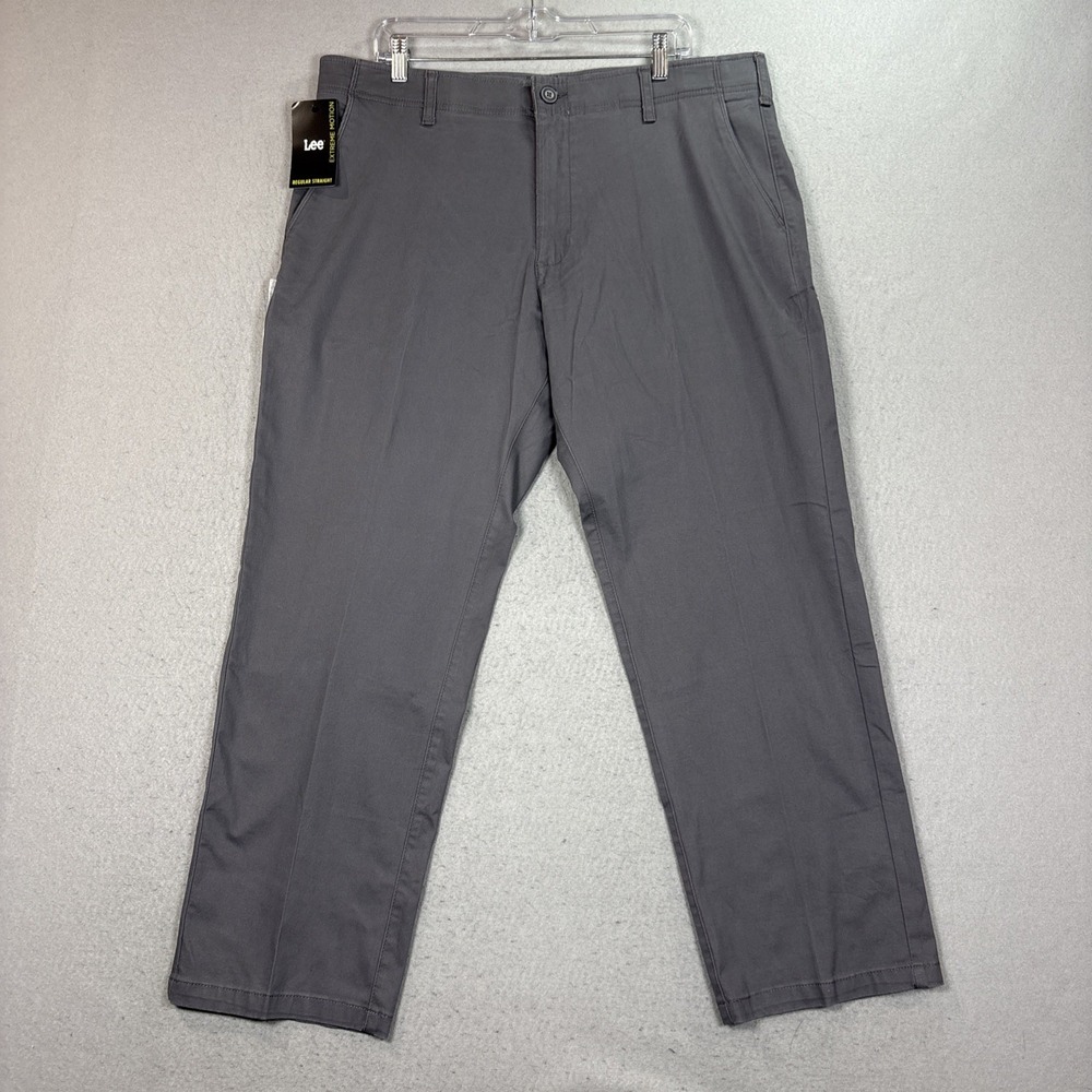 Lee‎ Extreme Motion Regular Straight Fit Painter Grey Size 38/29 NWT